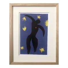 【額装ポスター】Henri Matisse Icarus from Jazz 1947